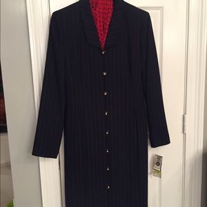 Kasper brand pinstriped dress